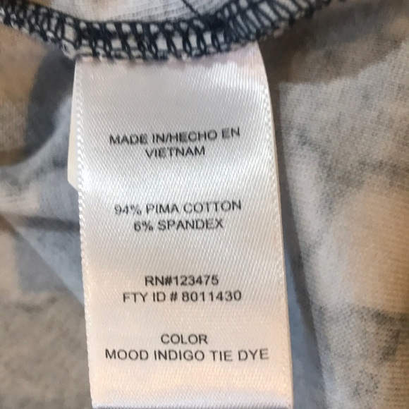 Ellen TRACY 94% Pima Cotton 6% Spandex Crew Neck Tee Shirt Dress Side Pockets-S - Picture 10 of 10